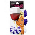 Pom-charms  Wine Glass Charms - Purple/White